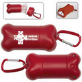 Light Up Pet First Aid Kit - Bone - Red